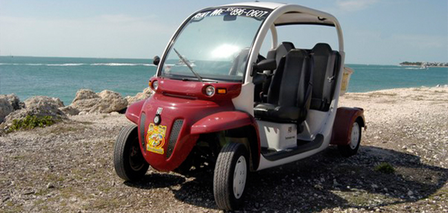 4 Seater Electric Car | Key West Vacation